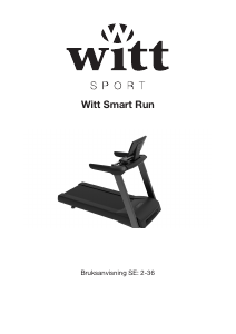 Bruksanvisning Witt Smart Run Löpband