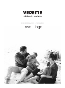 Mode d’emploi Vedette VLF6142 Lave-linge