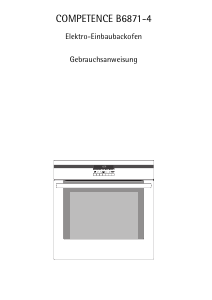 Bedienungsanleitung AEG B6871-4-M Backofen