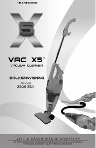 Bruksanvisning Thane ZB06-25A VAC X5 Dammsugare