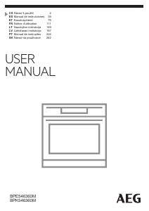 Manuál AEG BPE546360M Trouba