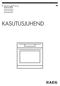 Kasutusjuhend AEG BS836680PM Ahi