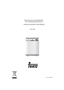 Manual Teka LP2 700 Dishwasher