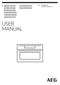 Manual AEG KMK965090M Oven