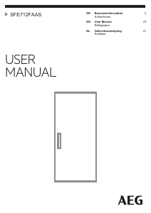 Manual AEG SFE712FAAS Refrigerator