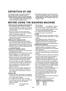 Manual Whirlpool AWO 740 Washing Machine