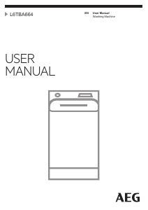 Manual AEG L6TBA664 Washing Machine