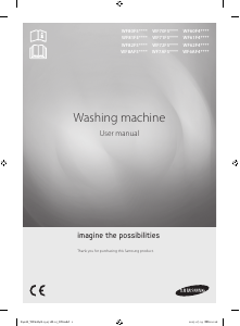 Handleiding Samsung WF70F5E2W2X EcoBubble Wasmachine