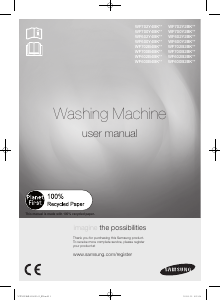 Brugsanvisning Samsung WF600B4BKWQ Vaskemaskine