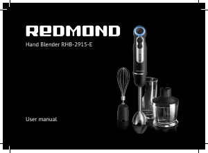 Manuale Redmond RHB-2915-E Frullatore a mano