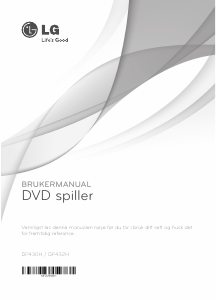 Bruksanvisning LG DP432H DVD-spiller