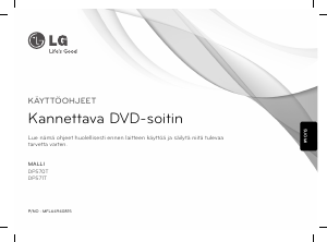 Käyttöohje LG DP571T DVD-soitin