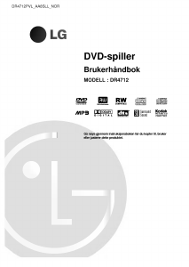 Bruksanvisning LG DR4712PVL DVD-spiller