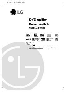 Bruksanvisning LG DR7524NP2C DVD-spiller