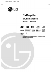 Bruksanvisning LG DR7925NP2C DVD-spiller