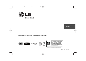 Bruksanvisning LG DVX482 DVD-spiller