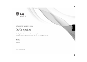 Bruksanvisning LG DVX550 DVD-spiller