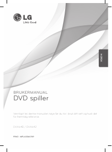 Bruksanvisning LG DVX640 DVD-spiller