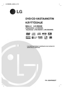 Käyttöohje LG LH-D6240D DVD-soitin
