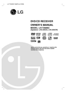 Manual LG LH-T250SC DVD Player