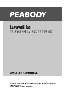 Manual de uso Peabody PE-DWS15IX Lavavajillas