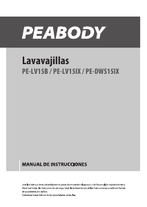 Manual de uso Peabody PE-LV15B Lavavajillas