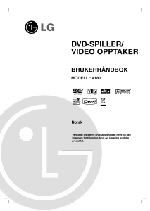 Bruksanvisning LG V1802P2Z DVD-Video kombinasjon