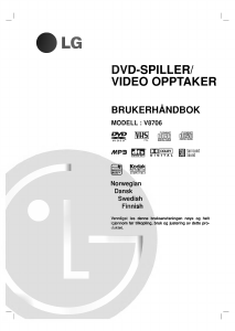 Bruksanvisning LG V8706P2K DVD-Video kombinasjon