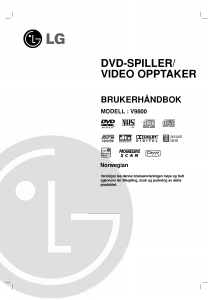 Bruksanvisning LG V9842QP2M DVD-Video kombinasjon