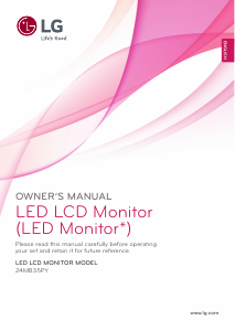 Handleiding LG 24MB35PY-W LED monitor
