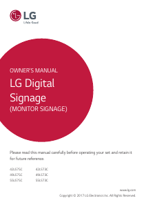 Handleiding LG 55LS75C-M LED monitor