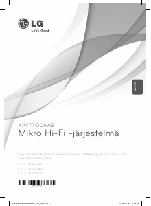 Käyttöohje LG CM3330BDAB Stereosetti