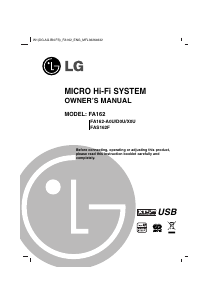 Manual LG FA162-D0U Stereo-set