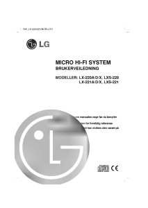 Bruksanvisning LG LX-220D Stereosett
