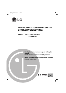Bruksanvisning LG LX-M140D Stereosett
