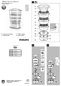 Manual Philips HD9125 Aparat de gatit cu aburi