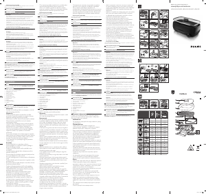 Manual Philips HD6324 Grătar de masă