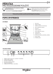 Manuál Whirlpool WI 3010 Myčka na nádobí