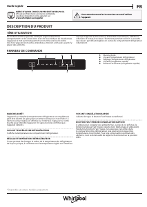 Mode d’emploi Whirlpool W7 811I W Réfrigérateur combiné