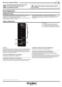 Instrukcja Whirlpool W7 811O OX Lodówko-zamrażarka