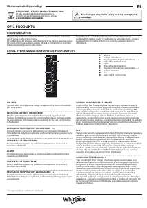 Instrukcja Whirlpool W7 831T OX H Lodówko-zamrażarka