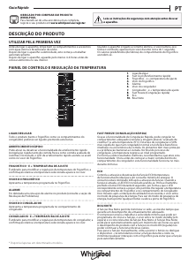 Manual Whirlpool W7 831T OX H Frigorífico combinado