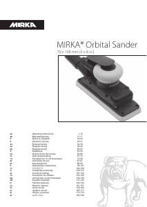 Εγχειρίδιο Mirka MR-38CV Λειαντικό τροχιάς