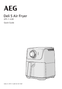 Manual AEG AF5-1-4GB Deli 5 Fritadeira