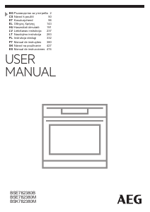 Manual de uso AEG BSK782380M Horno