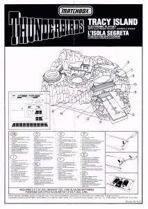 Manual de uso Matchbox Thunderbirds Tracy Island
