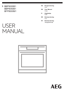 Manual AEG BBP8050B1 Oven