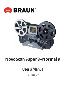 Manual Braun NovoScan Normal 8 Film Scanner