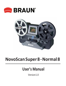 Manuale Braun NovoScan Super 8 Scanner per pellicole