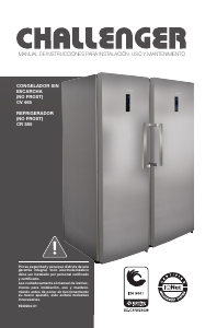 Manual de uso Challenger CV 465 Congelador